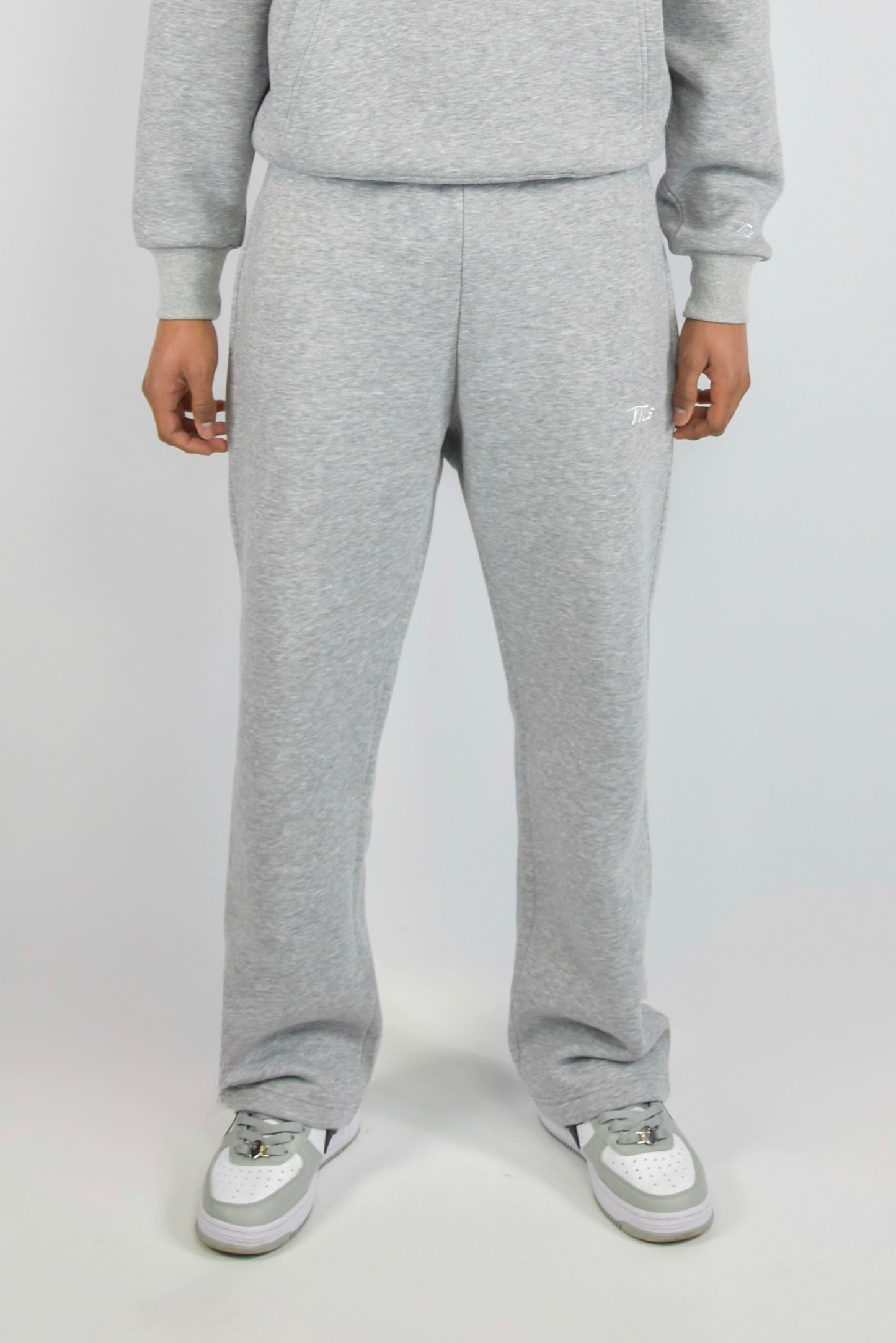 OPEN LEG JOGGER GREY