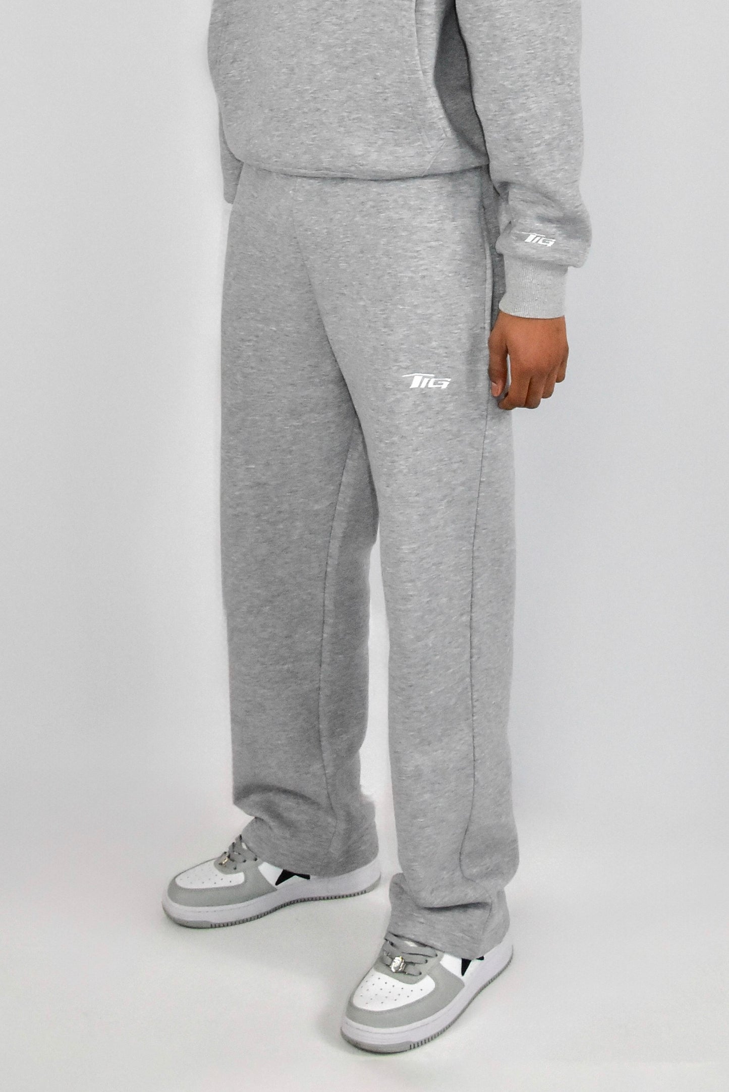 OPEN LEG JOGGER GREY