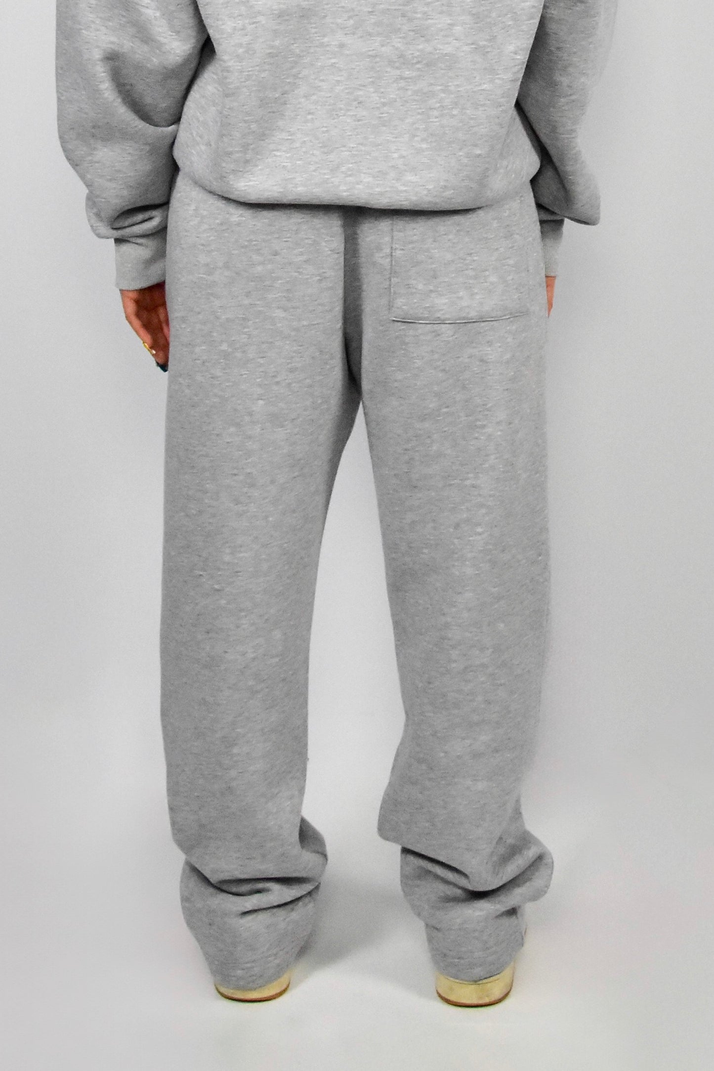 OPEN LEG JOGGER GREY