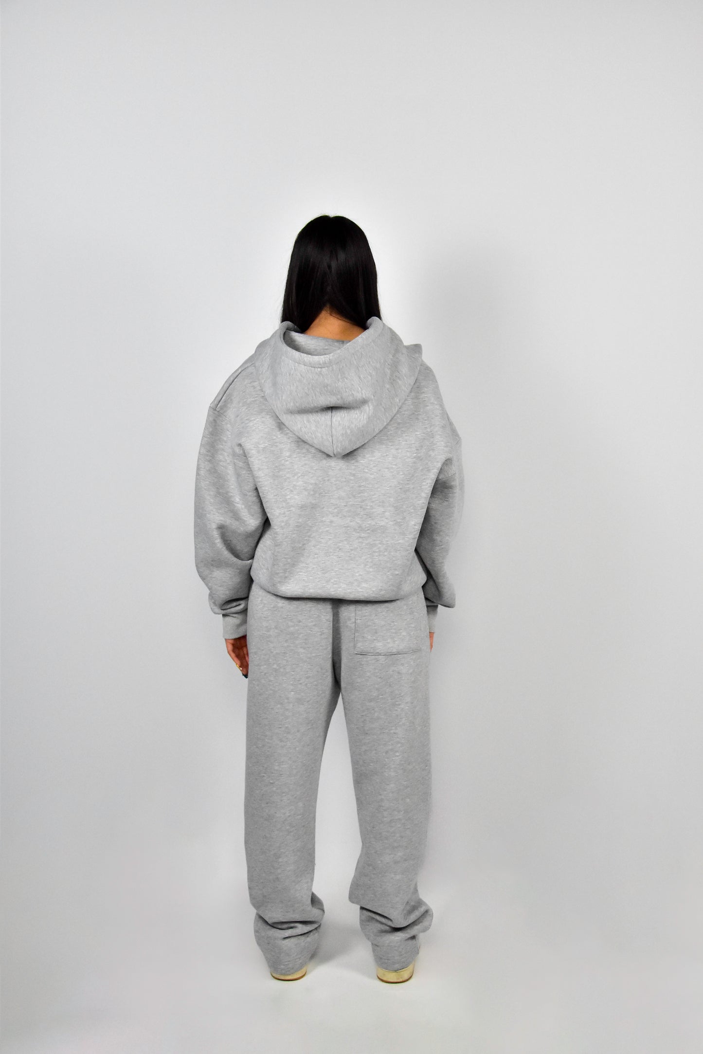 ZIP HOODIE GREY